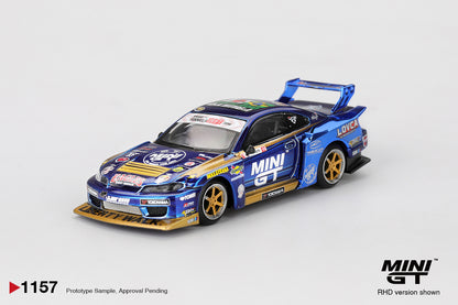 *PRESALE Mini GT #1157 Nissan Silvia S15 Liberty Walk #555 Formula Drift 2025 *PUDEŁKO