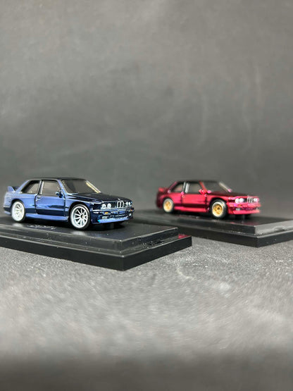 Set of two Red Line Club RLC BMW M3 - Blue and Red
