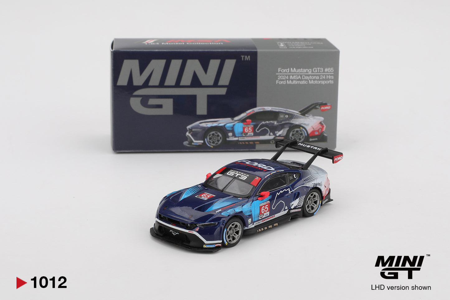 *PRESALE Mini GT #1012 Ford Mustang GT3 Ford Motorsports Daytona 24 *PUDEŁKO