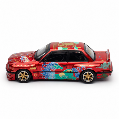 *PRESALE Inno64 BMW M3 E30 Rocket Bunny Czerwony Chinese New Year Special Edition