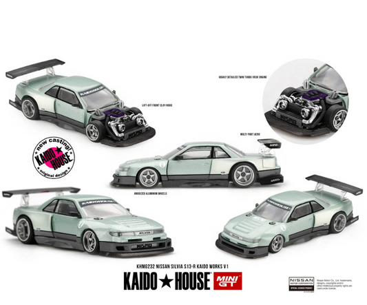 *PRESALE Kaido House #232 Nissan Silvia S13 Kaido Works V1 Miętowy