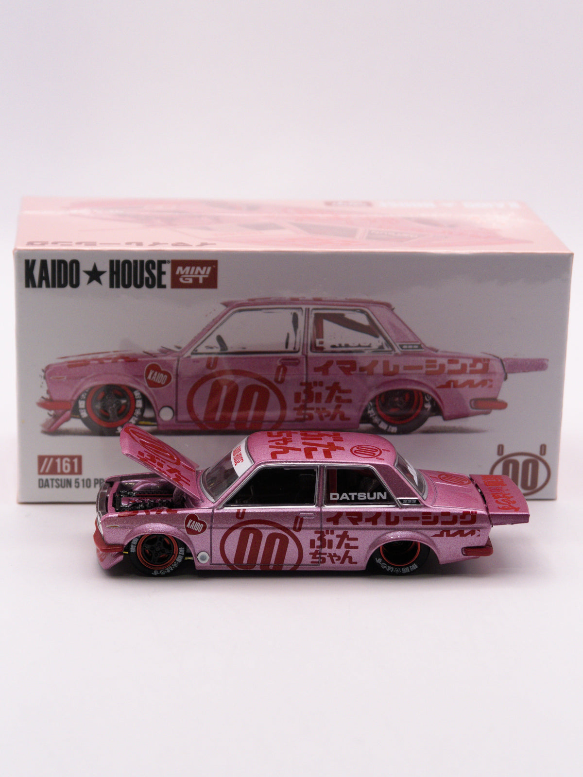 Kaido House #161 Datsun 510 Pro Street BUTA V1 Różowy - SEALED BOX! CHASE!
