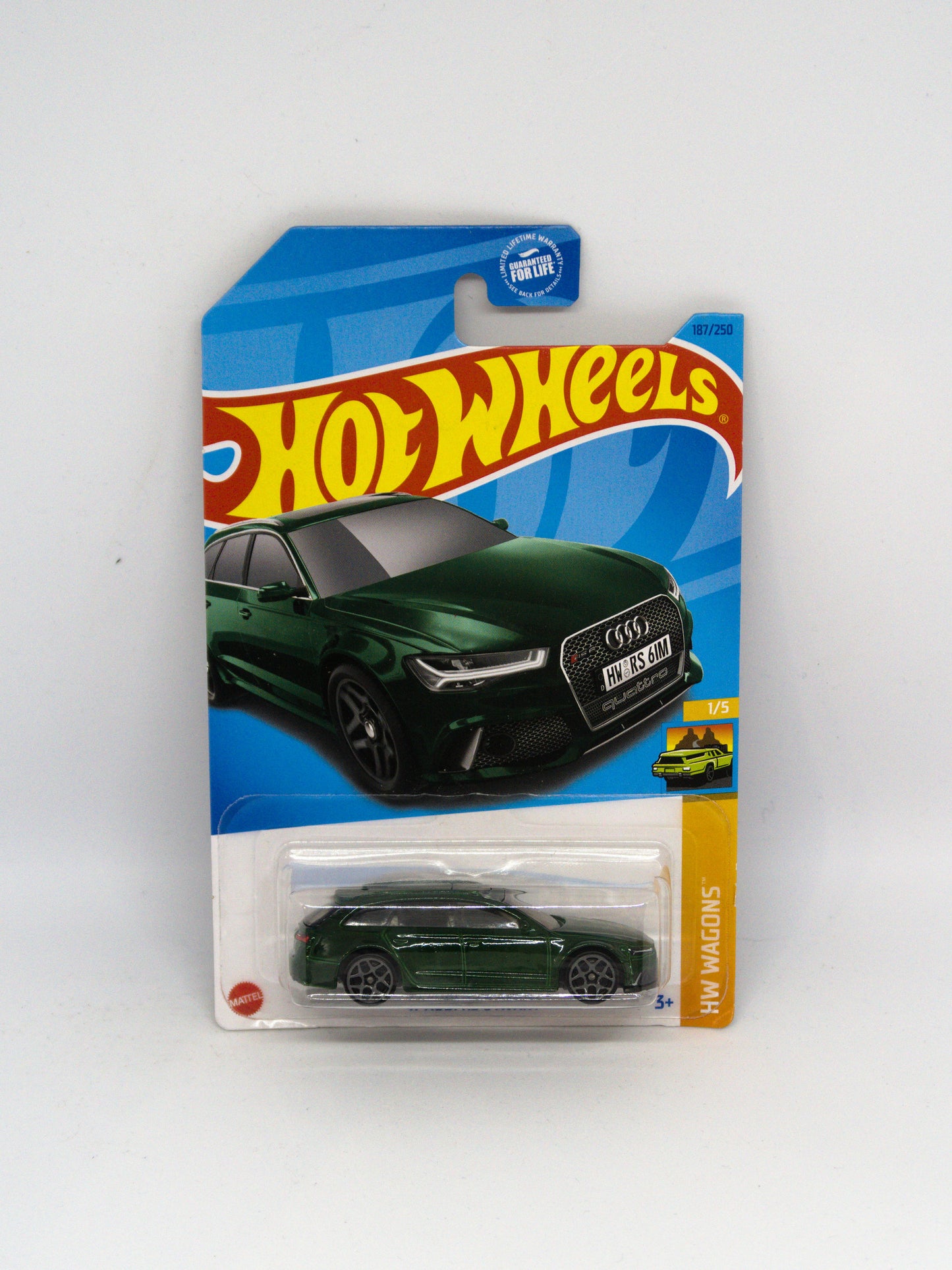 '17 Audi RS6 Avant HW Wagons Green Long