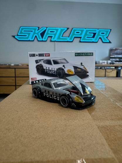 Kaido House #208 Nissan Fairlady Z Police Czarno-Biały - SEALED BOX! CHASE!
