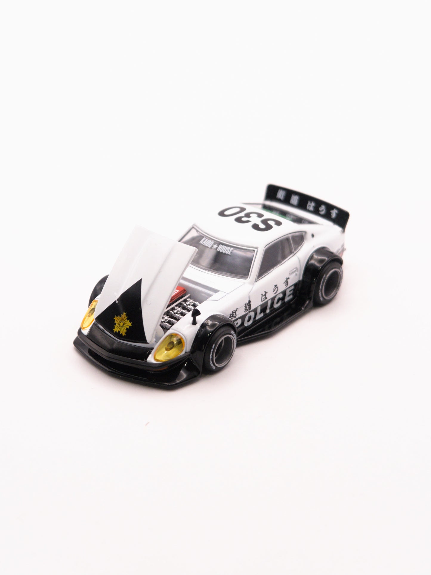 Kaido House #208 Nissan Fairlady Z Police Czarno-Biały - SEALED BOX! CHASE!