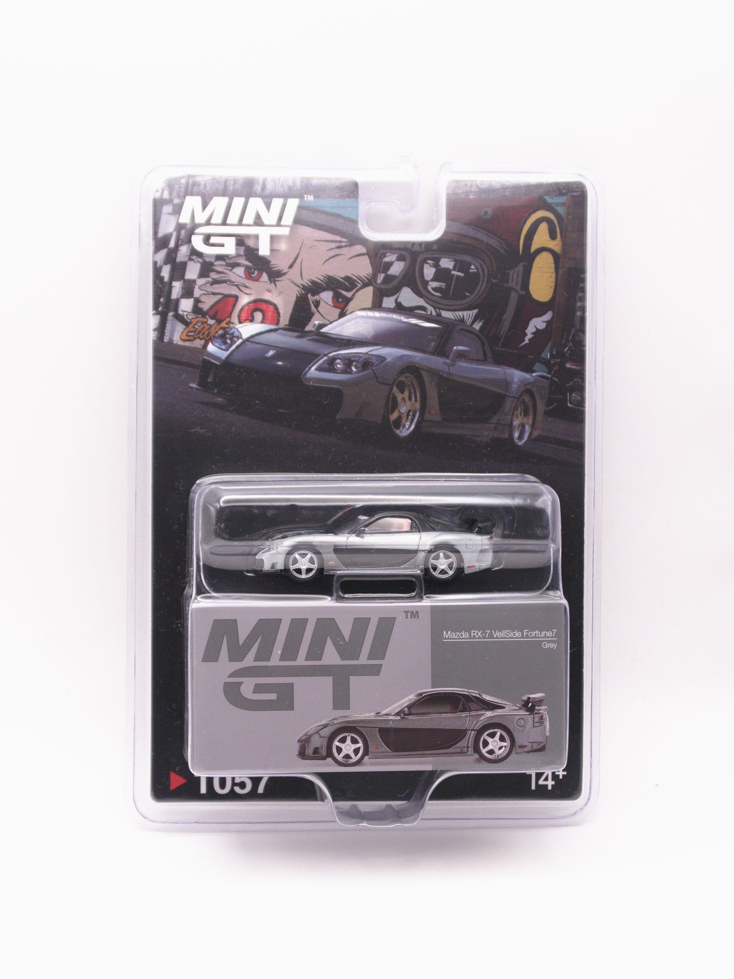 Mini GT #1057 Mazda Rx-7 Veilside Fortune Gray *BLISTER