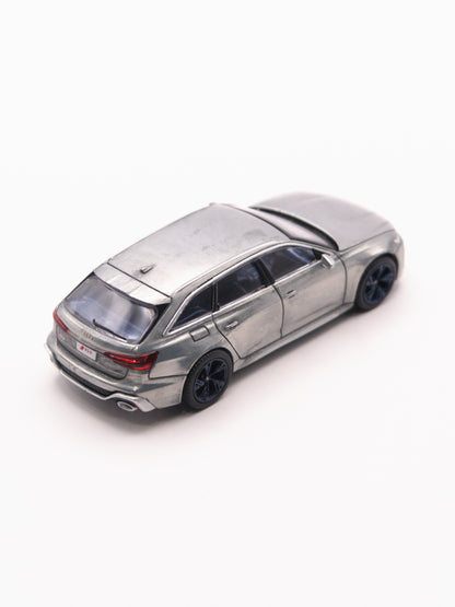 CHASE Mini GT #186 Audi RS6 Avant Niebieski *OTWARTY