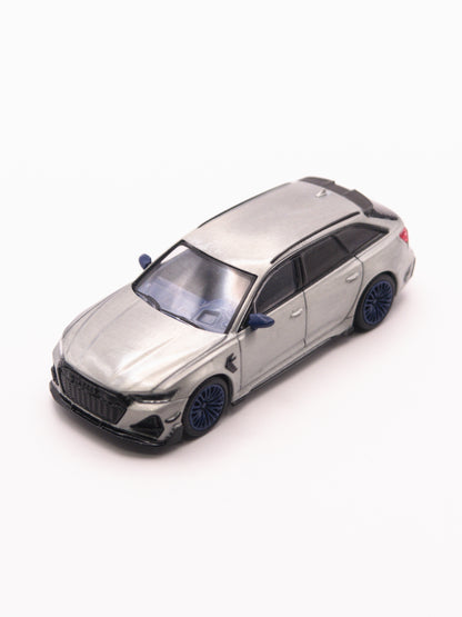 CHASE Mini GT #574 ABT Audi RS6-R Avant Niebieski *OTWARTY