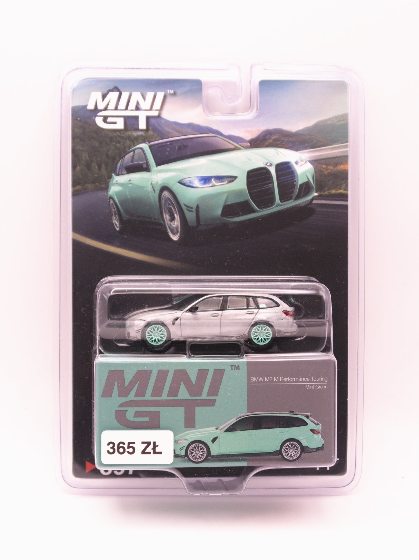 Mini GT #897 BMW M3 M Performance Touring Mint Green *BLISTER