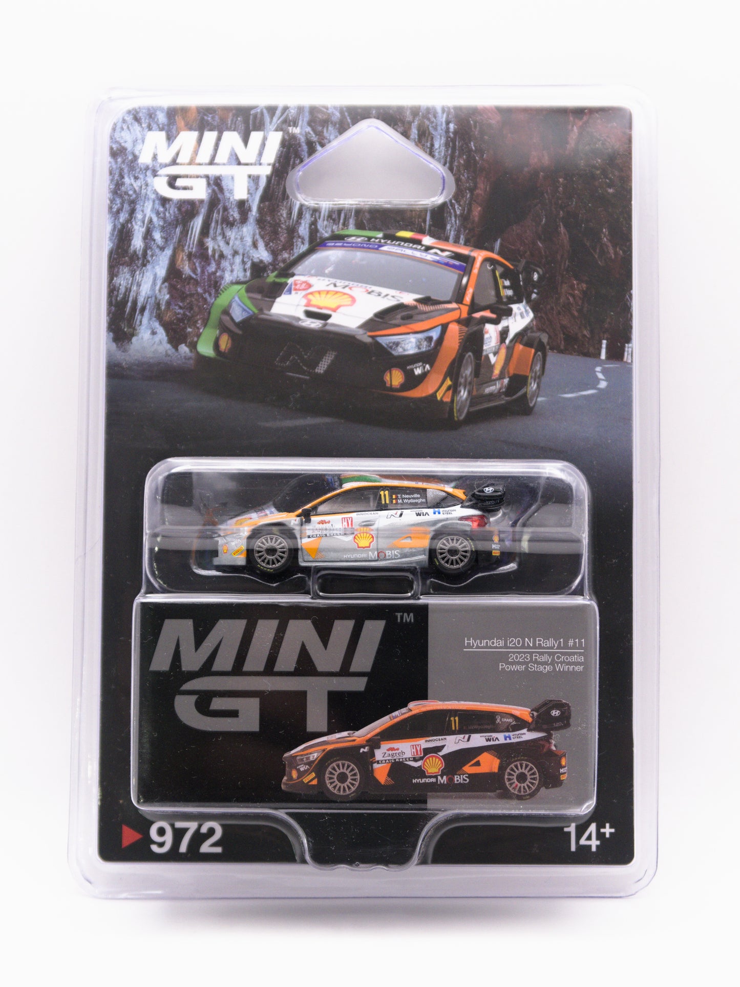 CHASE Mini GT #972 Hyundai I20 N Rally Croatia Winner