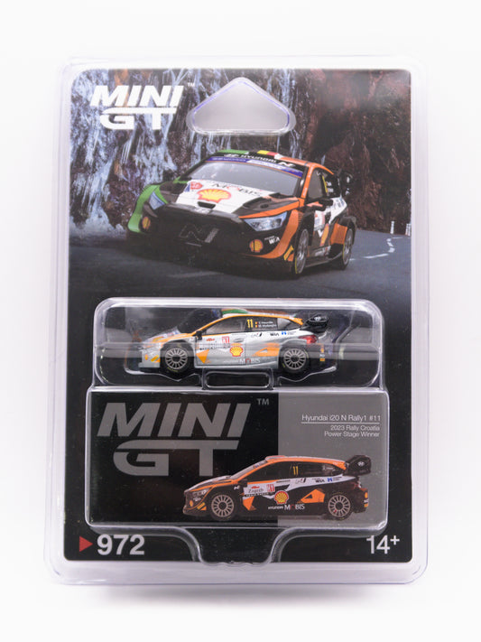 CHASE Mini GT #972 Hyundai I20 N Rally Croatia Winner