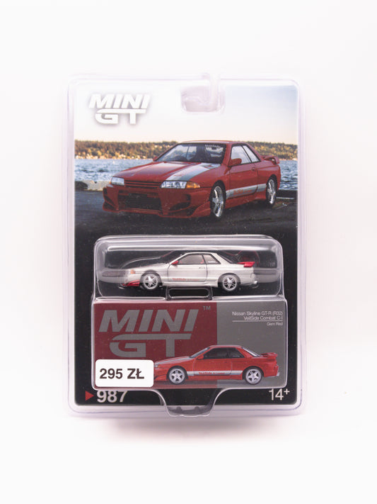 Mini GT #987 Nissan Skyline GT-R R32 VeilSide Combat Red BLISTER