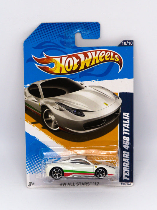 Ferrari 458 Italia White HW All Stars
