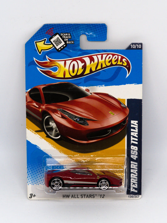 Ferrari 458 Italia Red HW All Stars *Card