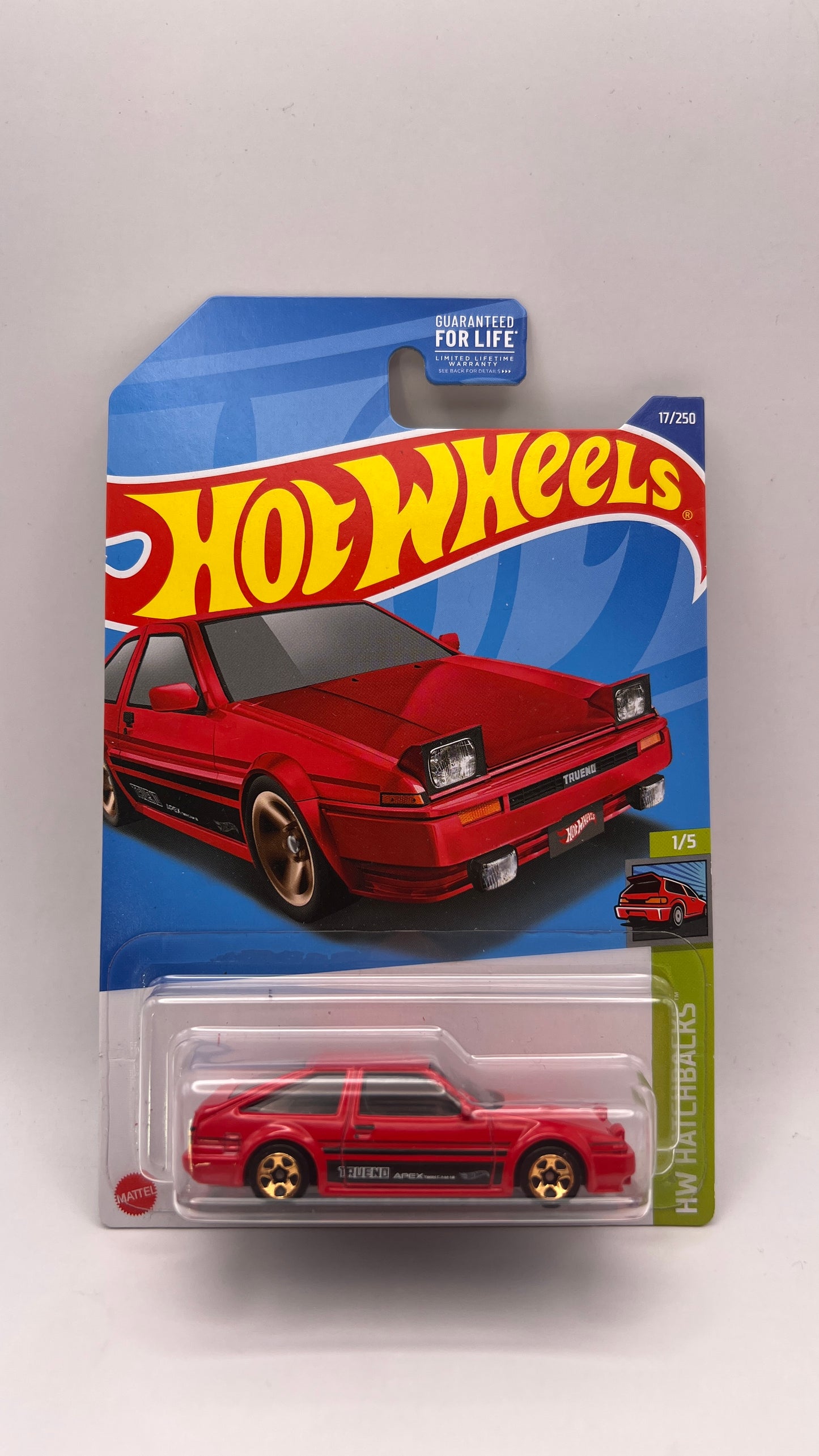 Toyota AE86 Sprinter Trueno Red *Damaged Card