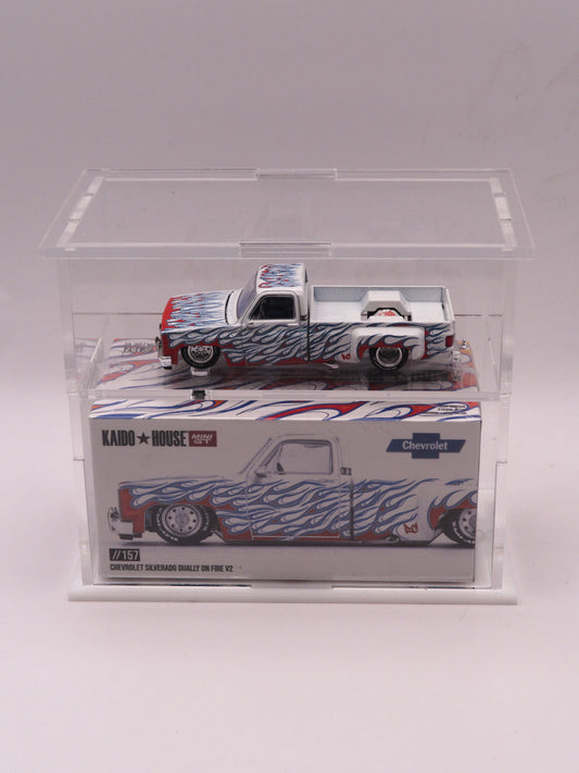 Kaido House Display Case - Tall with White Bottom