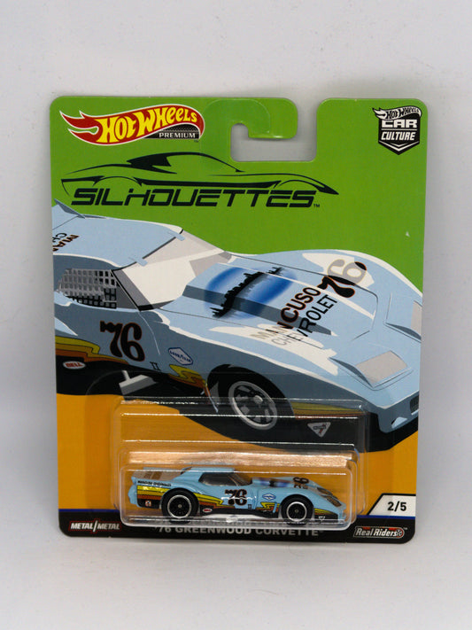 '76 Greenwood Corvette Premium Silhouettes