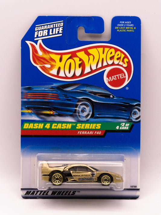 Ferrari F40 Dash 4 Cash - Gold *Card