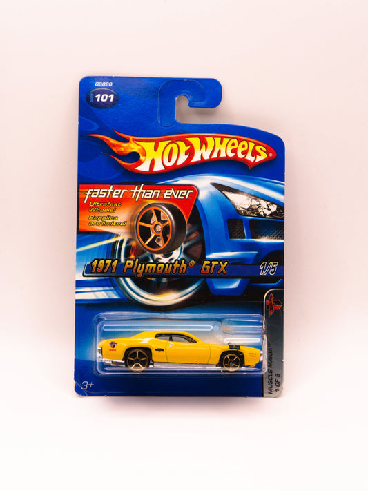1971 Plymouth GTX Yellow *Blister