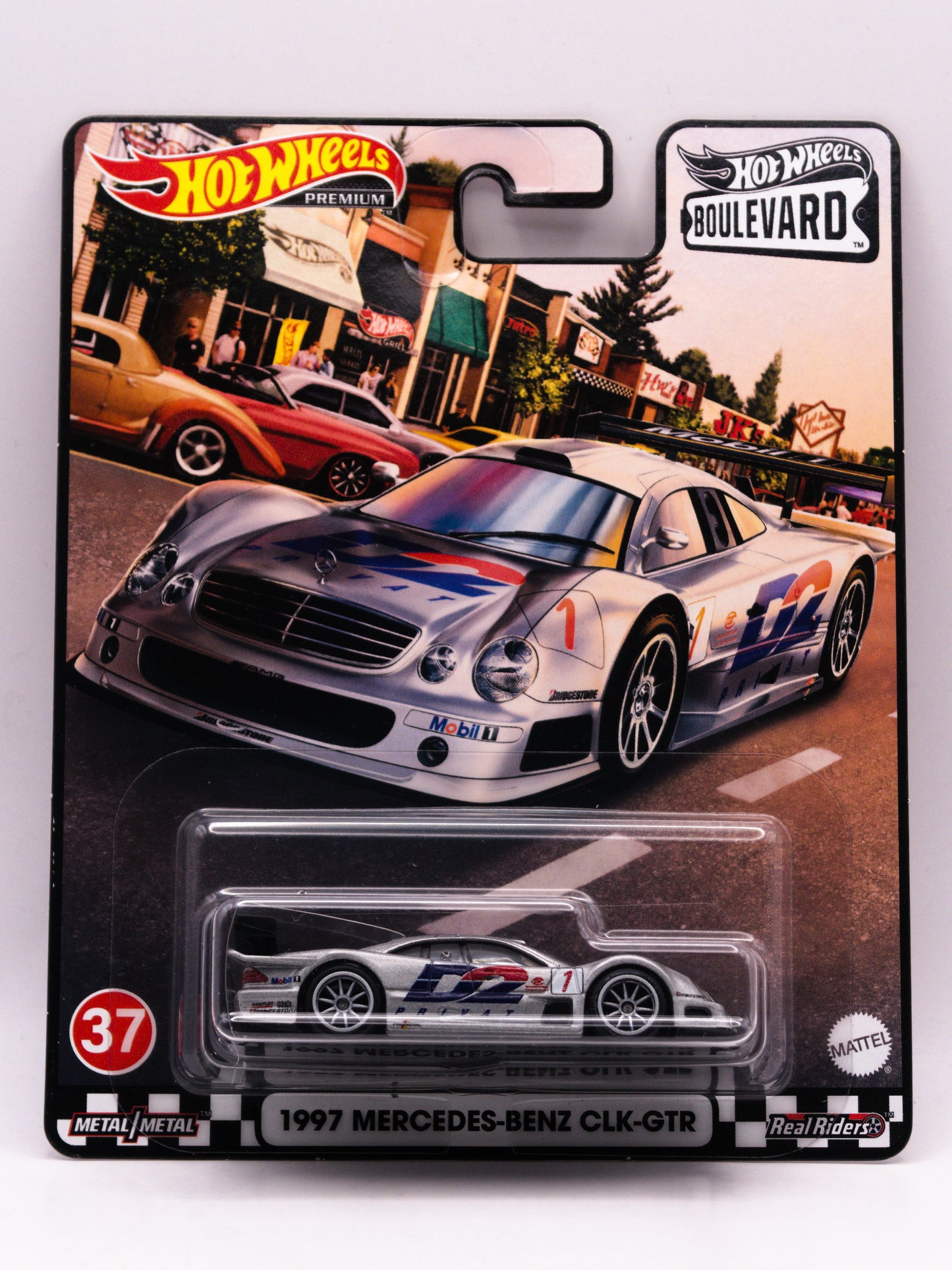 1997 Mercedes Benz CLK GTR Silver Premium Boulevard #37