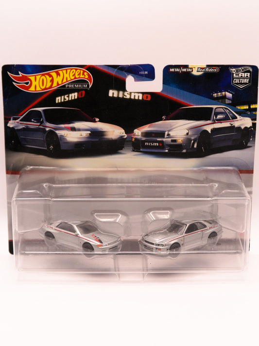 2-Pack Nissan Skyline GT-R R32 and Nissan Skyline GT-R R34 Nismo Premium *Damaged