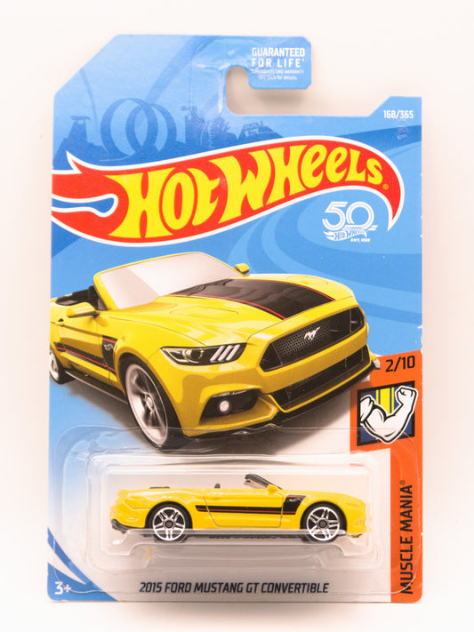 2015 Ford Mustang GT Convertible Żółty