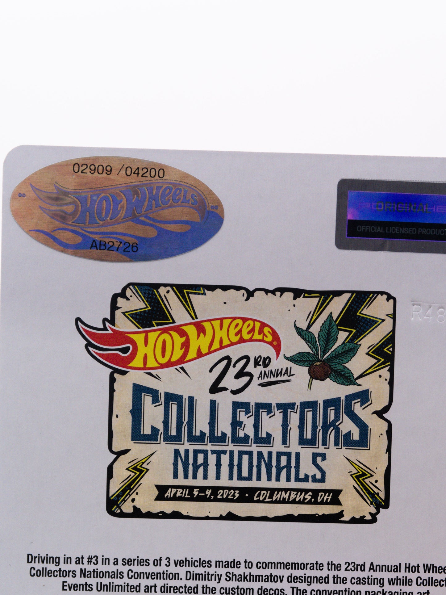 23RD Convention Columbus Porsche 930 Black #2909/4200