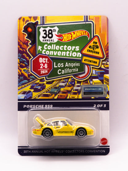 38TH Convention LA Porsche 959 Yellow #3663/6200