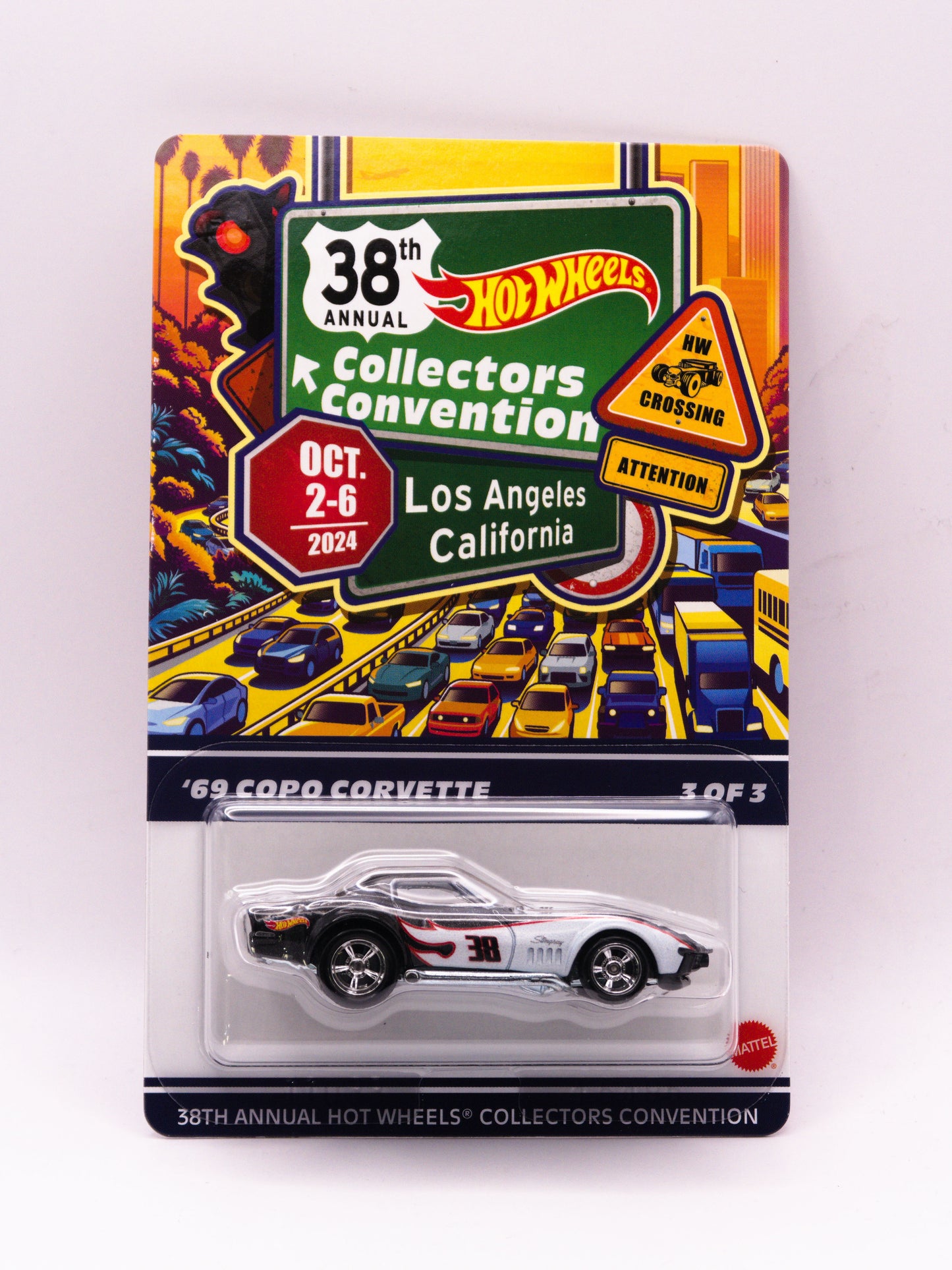 38th Convention LA '69 Copo Corvette Black and White #2357/4000