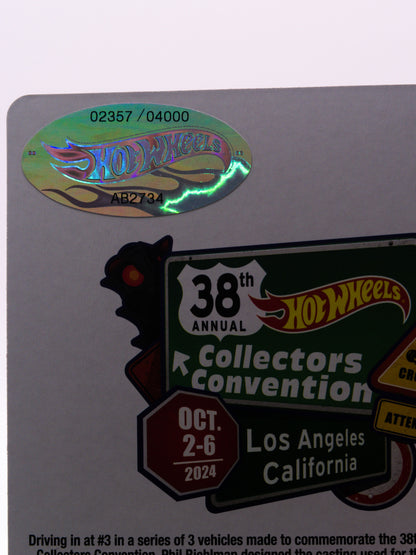 38th Convention LA '69 Copo Corvette Black and White #2357/4000