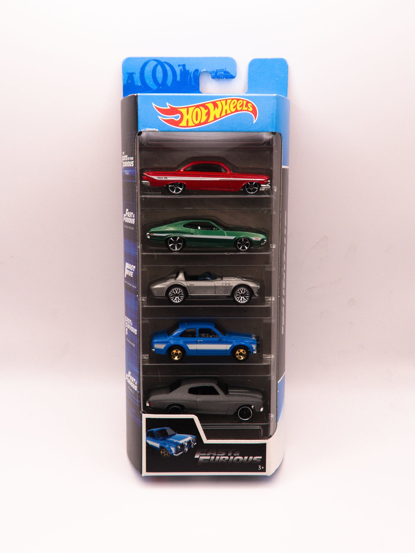 Hot Wheels 5-Pak Fast and Furious Ford Escort Logo