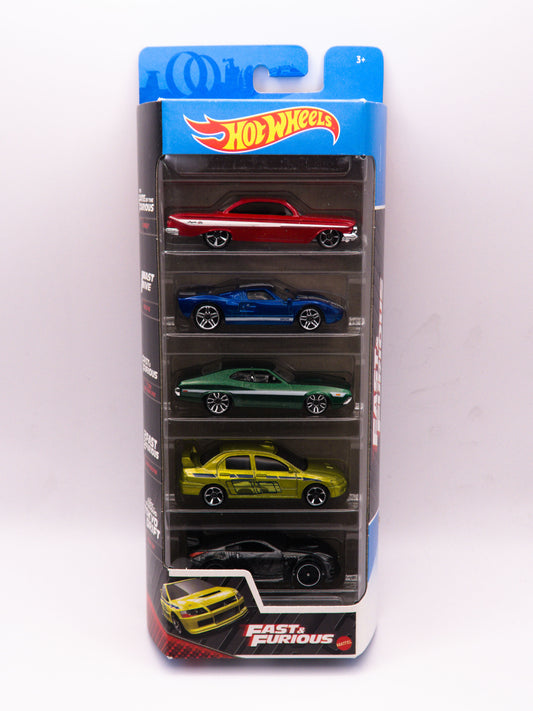 Hot Wheels 5-Pak Fast and Furious Mitsubishi Lancer Logo