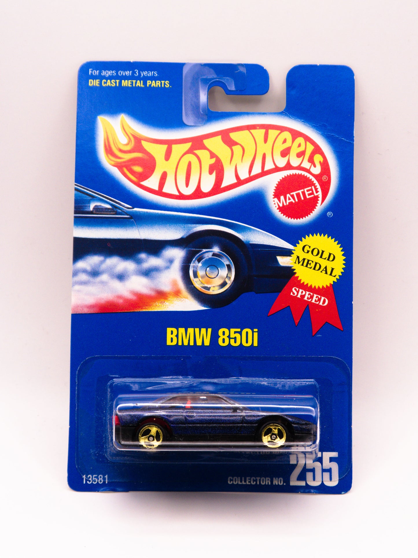 BMW 850i Navy Blue Wheel Variant 3SP *Card Corner