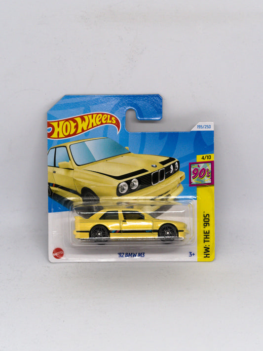 '92 BMW M3 Yellow