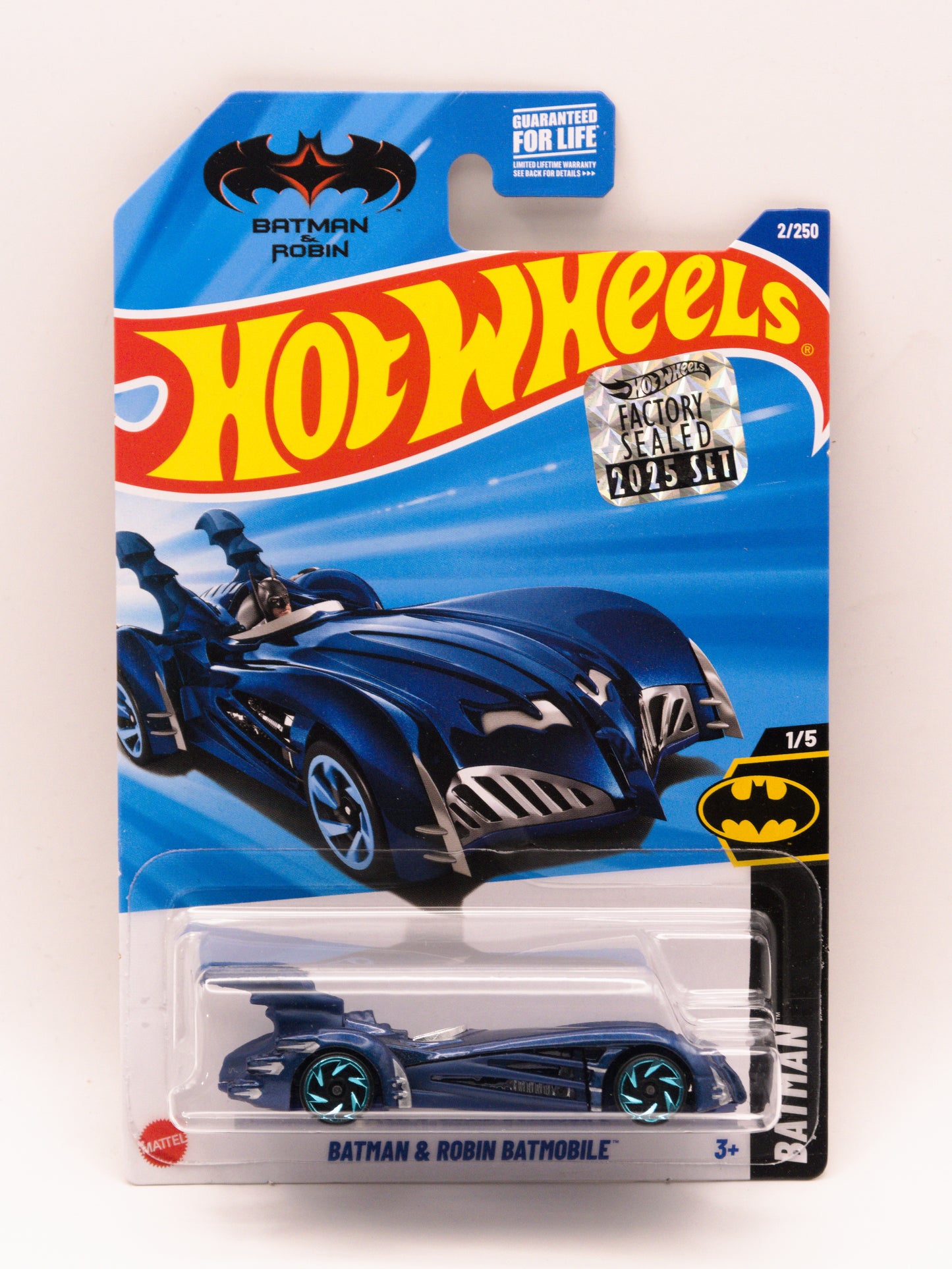 Batman and Robin Batmobile Niebieski Factory Sealed *Haczyk