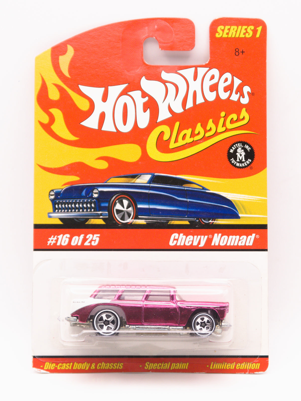 Hot Wheels Classics Chevy Nomad Różowy
