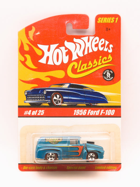 1956 Ford F-100 Niebieski Hot Wheels Classics *Żółty Blister