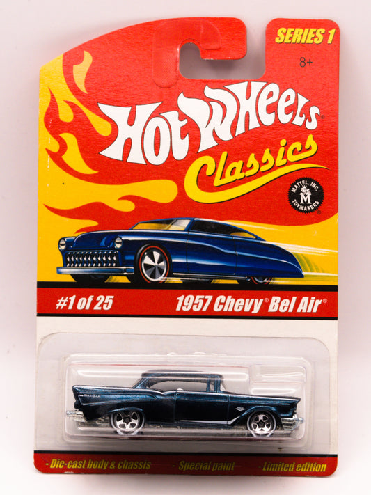 Hot Wheels Classics 1957 Chevy Bel Air Blue