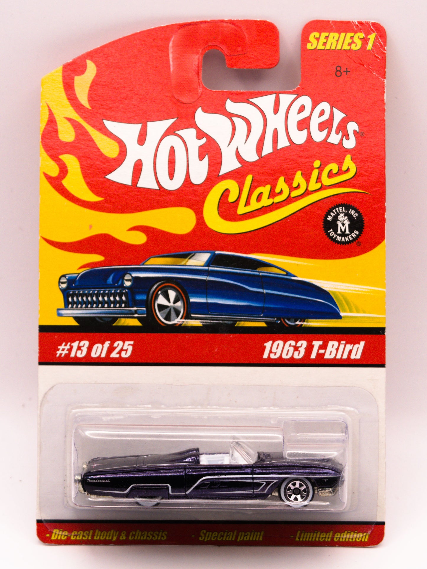 Hot Wheels Classics 1963 T-Bird Purple *Card