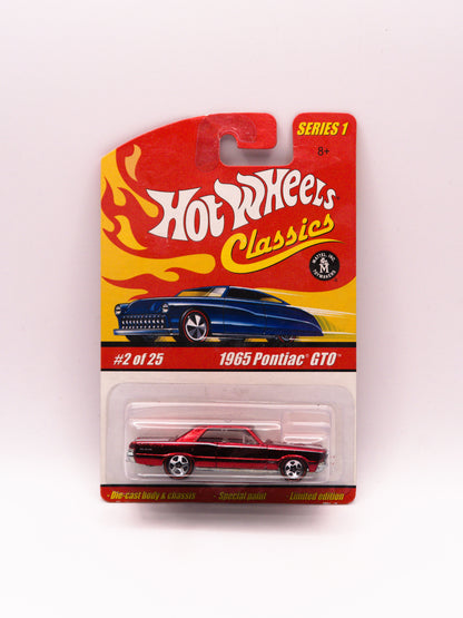 Hot Wheels Classics 1965 Pontiac GTO Red *Card