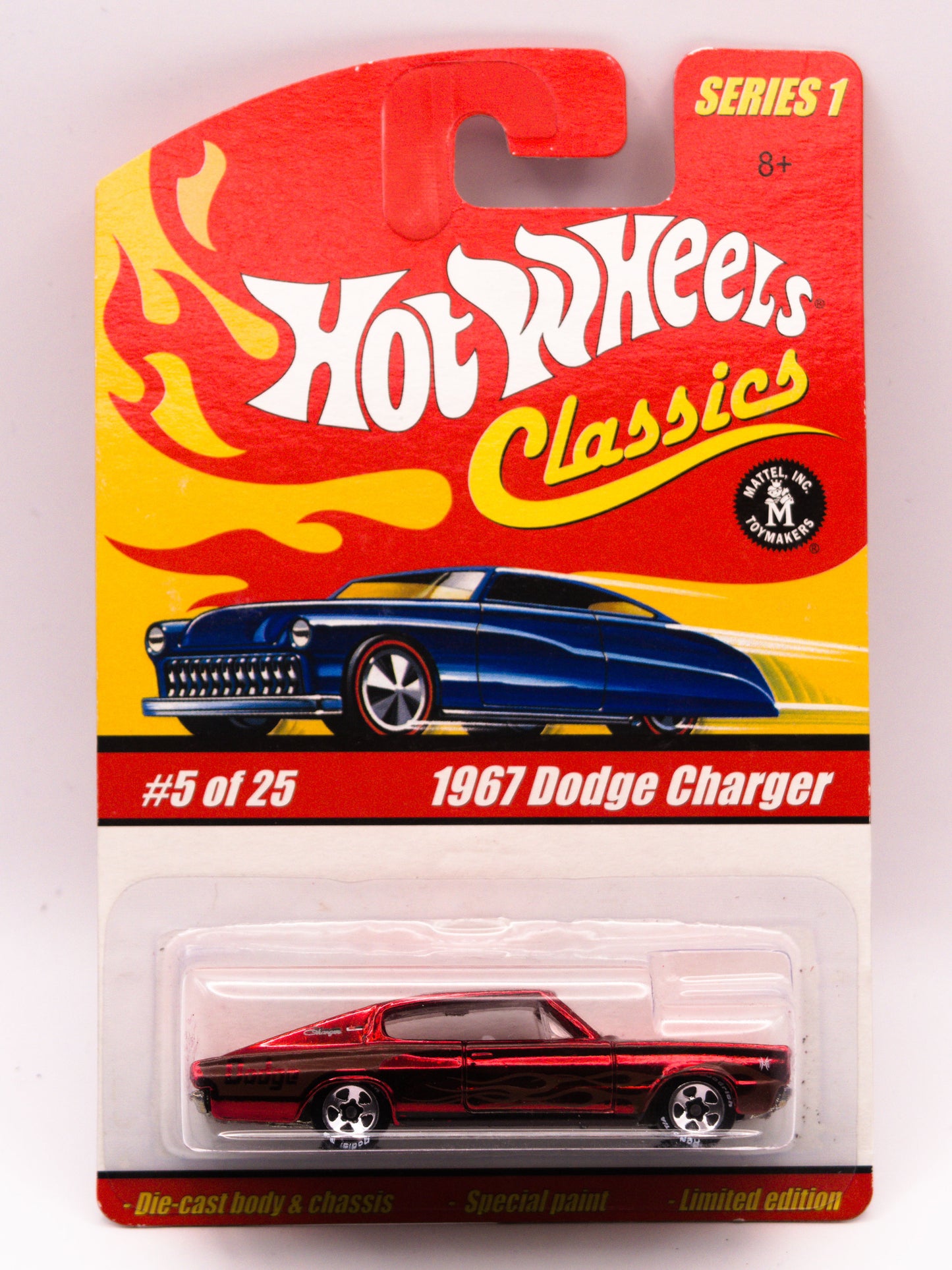 Hot Wheels Classics 1967 Dodge Charger Red