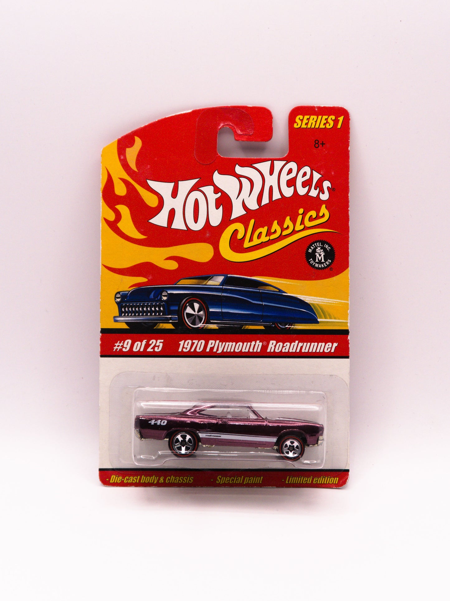 Hot Wheels Classics Plymouth Roadrunner Purple