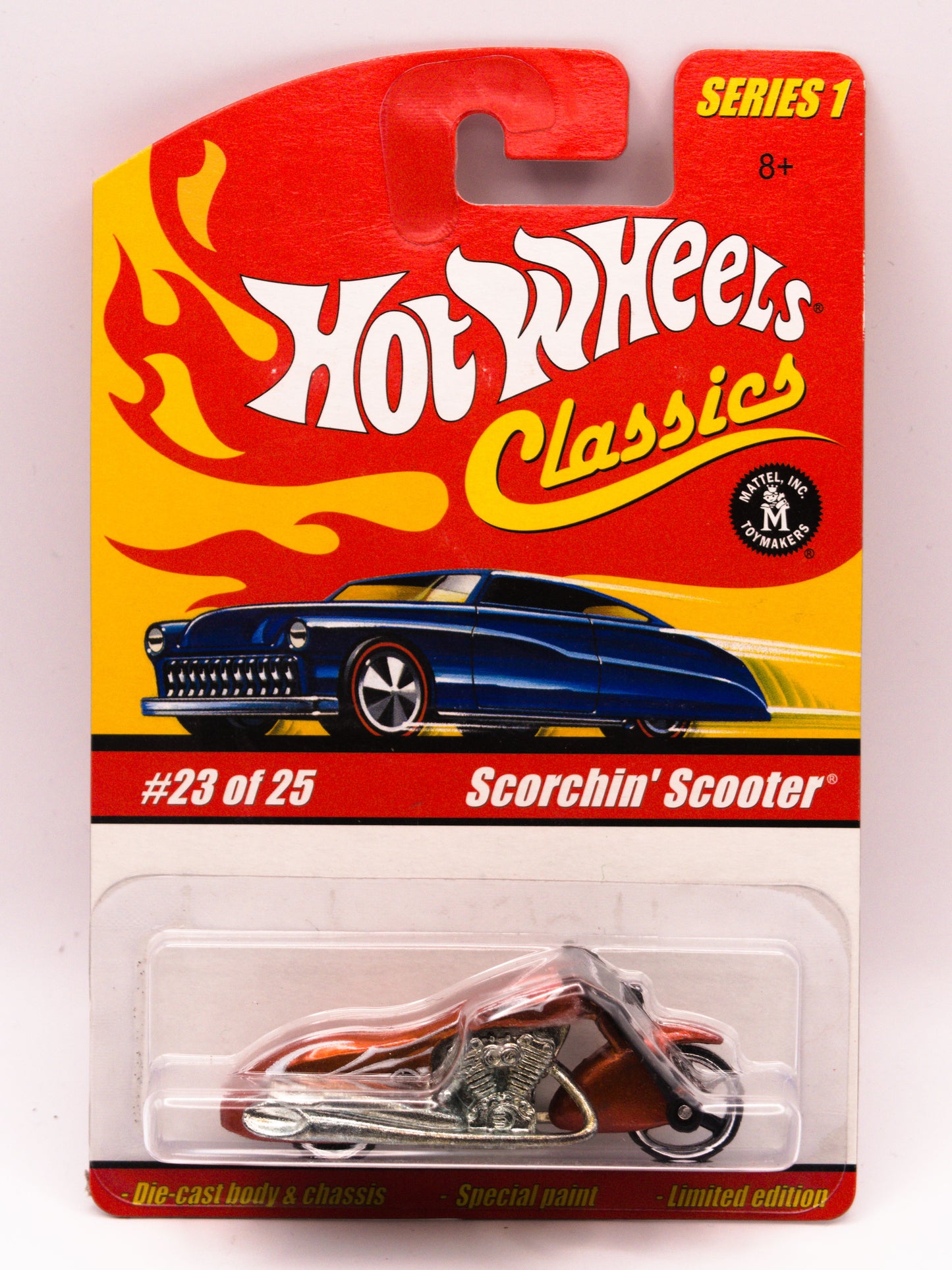 Hot Wheels Classics Scorchin' Scooter Orange