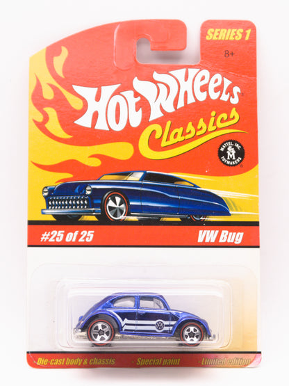 Hot Wheels Classics Volkswagen VW Bug Niebieski *Karta