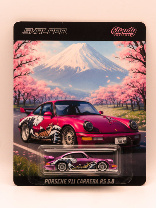 #3/10 HOT WHEELS CUSTOM SKALPER X CLOUDY CUSTOMS Porsche 911 Carrera RS 3.8