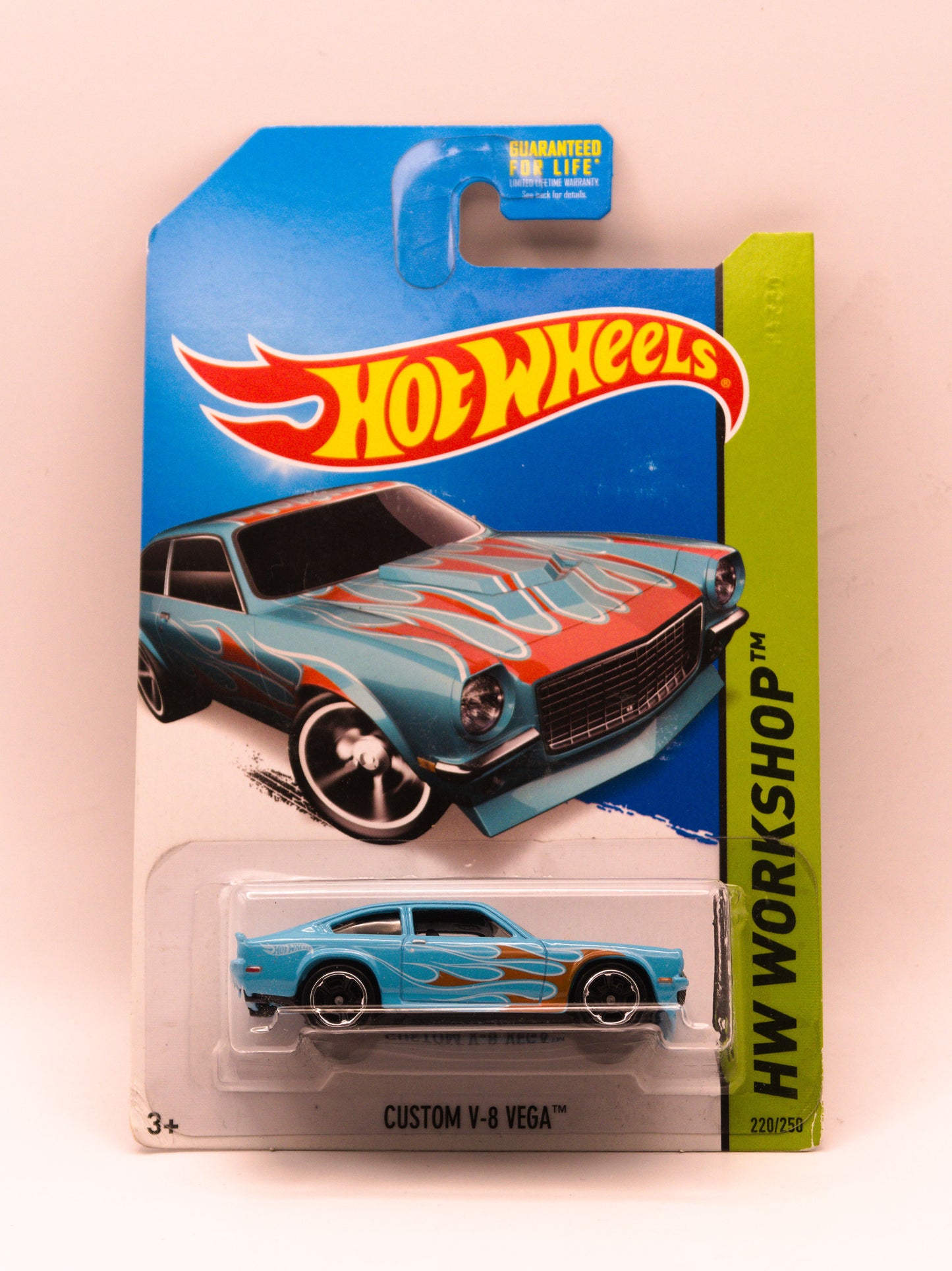 Custom V-8 Vega Blue *Card Corner