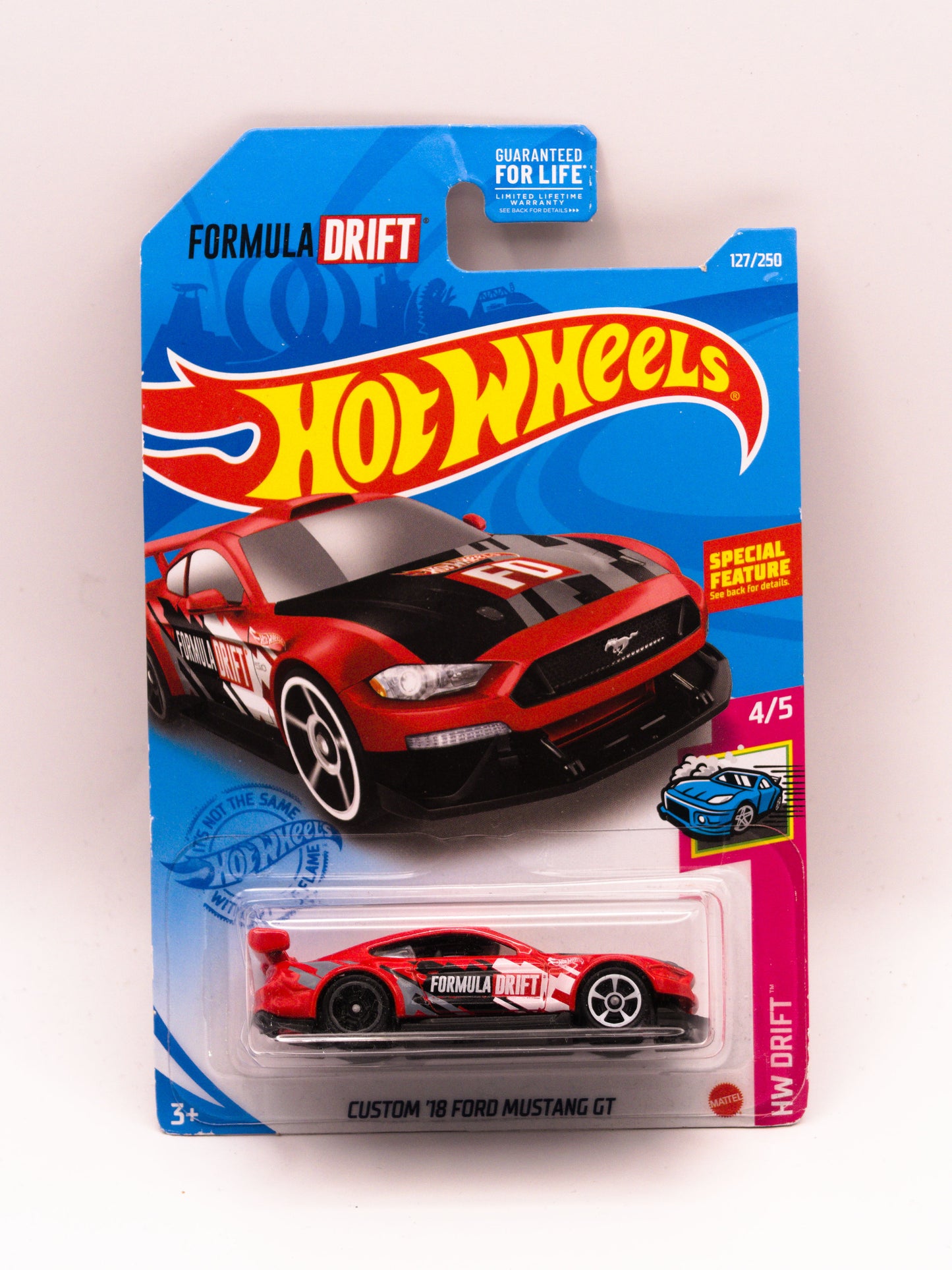 Custom '18 Ford Mustang GT Red *Damaged Card