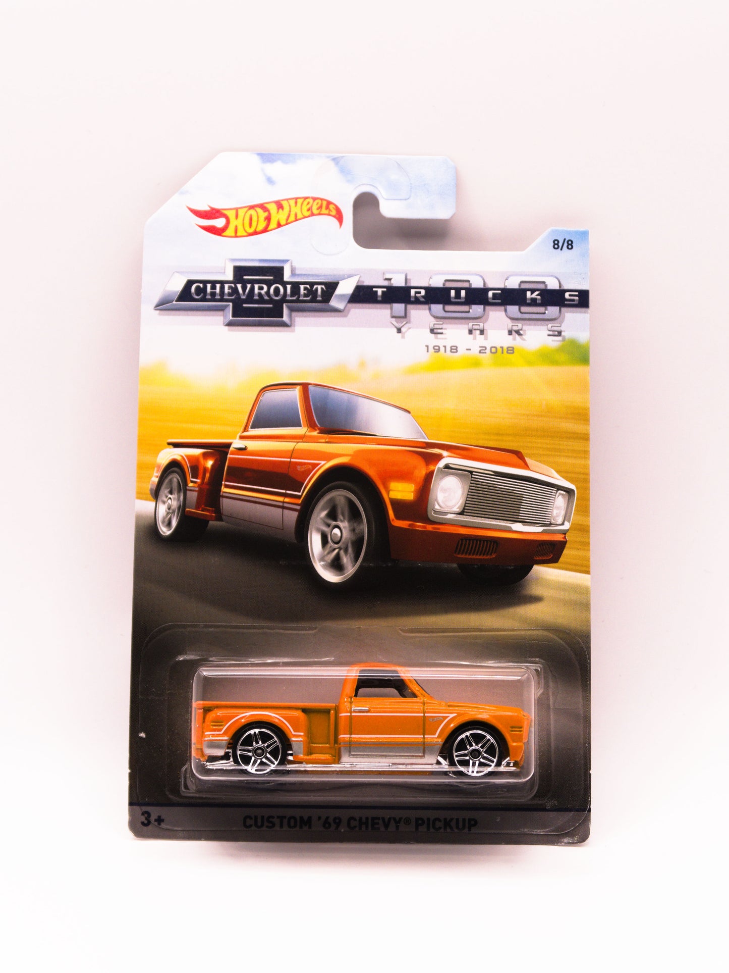 Custom '69 Chevy Pickup Orange 100 Trucks Years