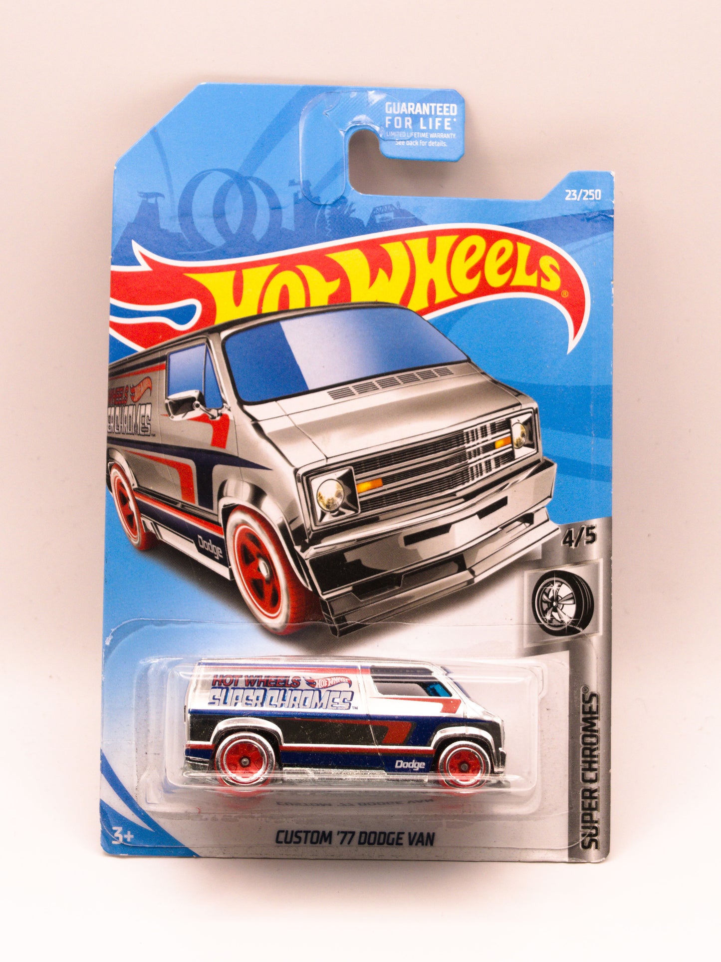 Custom '77 Dodge Van Super Chromes Silver