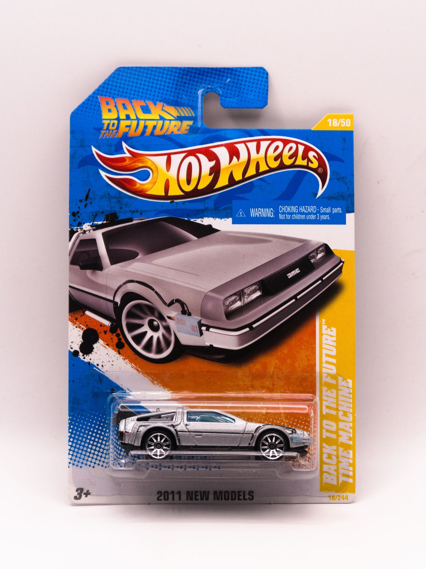 Back to The Future Time Machine DMC Delorean Silver 2011